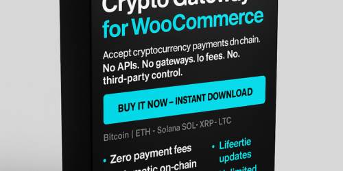 Simon's API-Free Crypto Gateway for Woocommerce