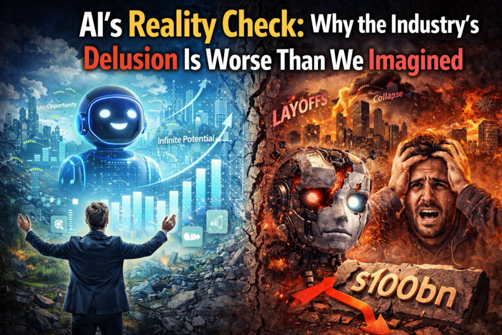 AI's Reality Check- Why the Industry's Delusion Is Worse Than We Imagined