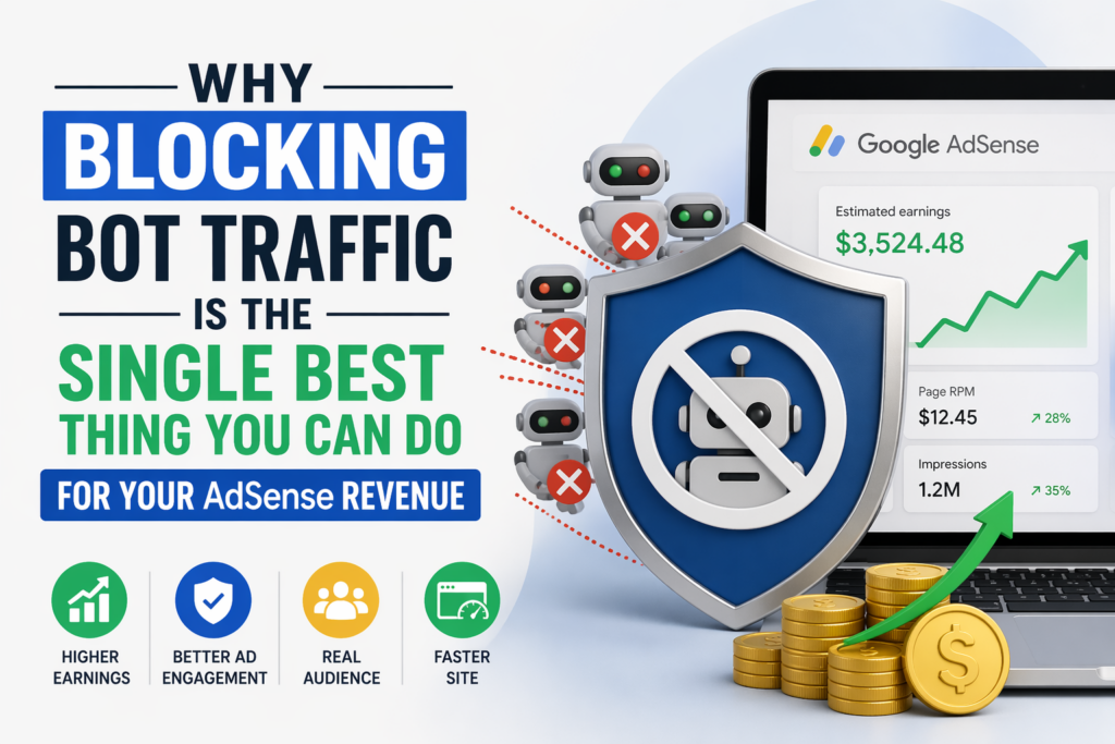 Why Blocking Bot Traffic is the Single Best Thing You Can Do for Your AdSense Revenue