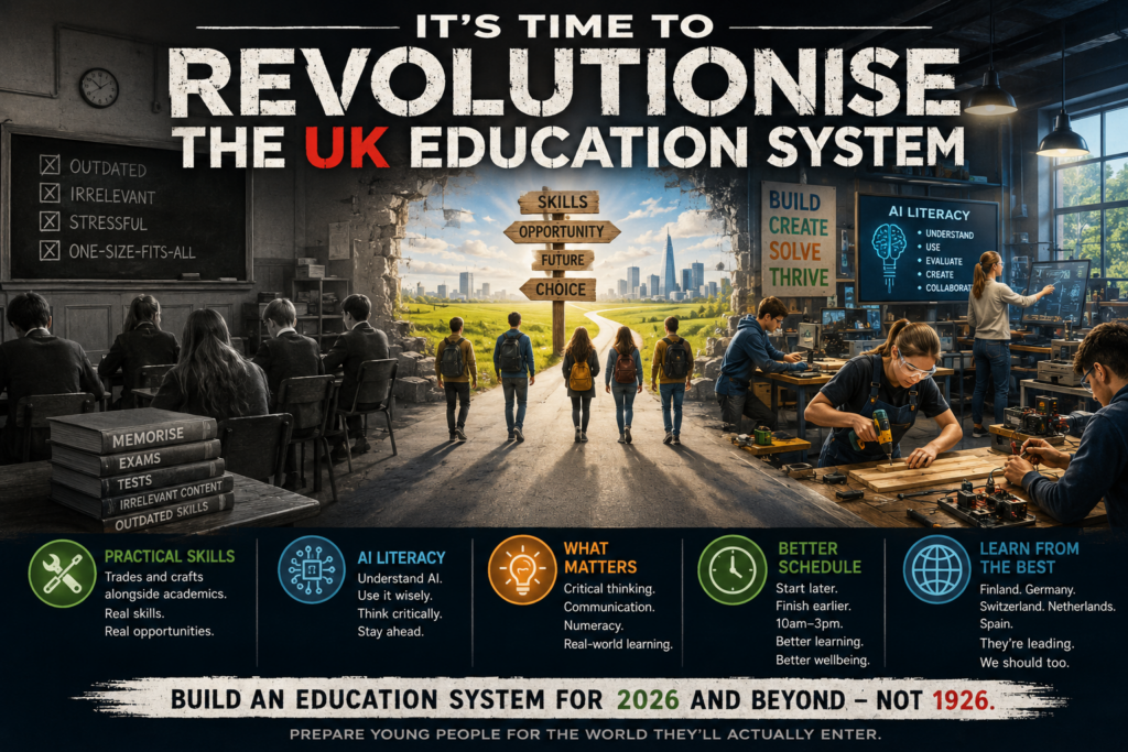 It's Time to Revolutionise the UK Education System